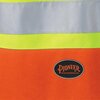 Pioneer Safety Shirt, Hi-Vis, Orange, Polyester, XL V1051150U-XL